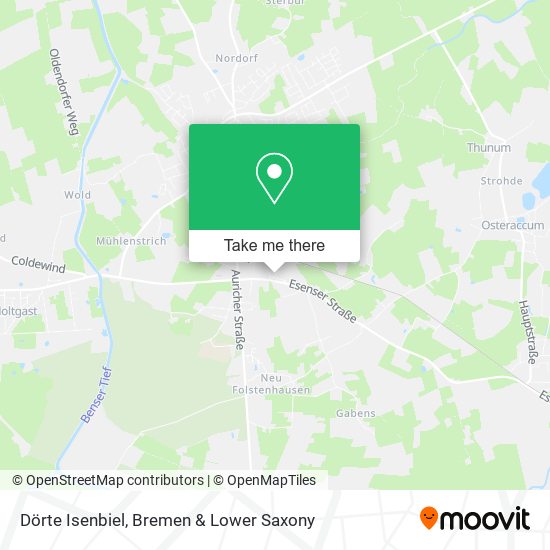 Dörte Isenbiel map