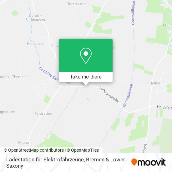 Ladestation für Elektrofahrzeuge map