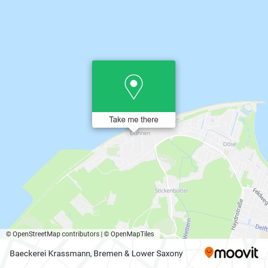 Baeckerei Krassmann map