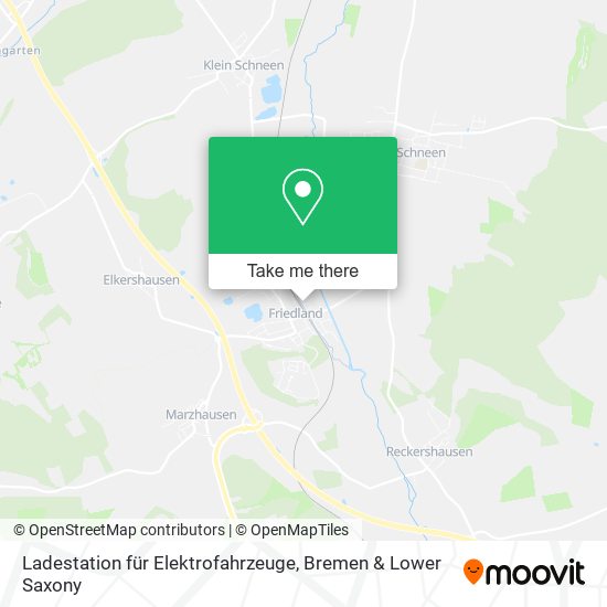 Ladestation für Elektrofahrzeuge map