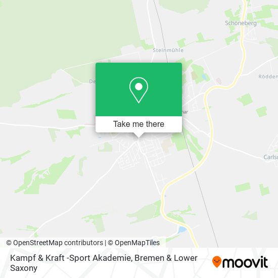 Kampf & Kraft -Sport Akademie map