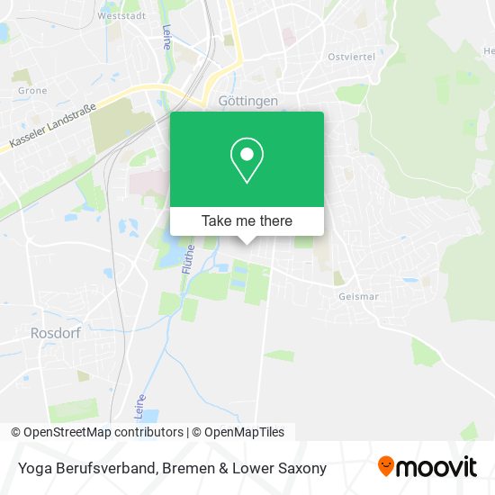 Yoga Berufsverband map