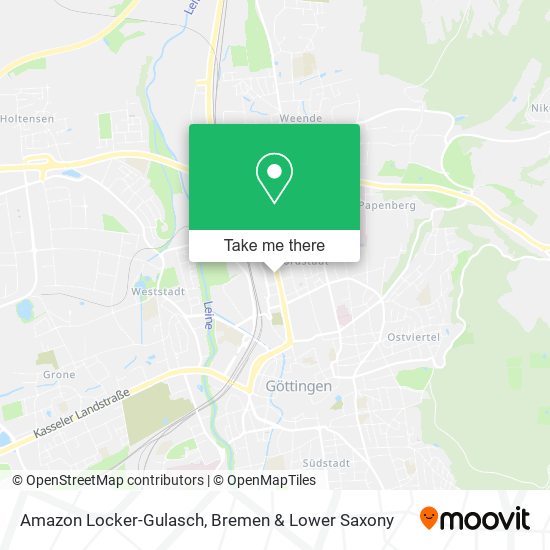 Amazon Locker-Gulasch map