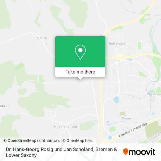 Dr. Hans-Georg Rosig und Jan Scholand map