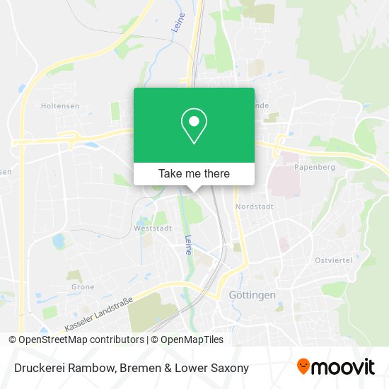 Druckerei Rambow map