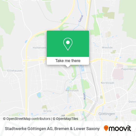 Stadtwerke Göttingen AG map