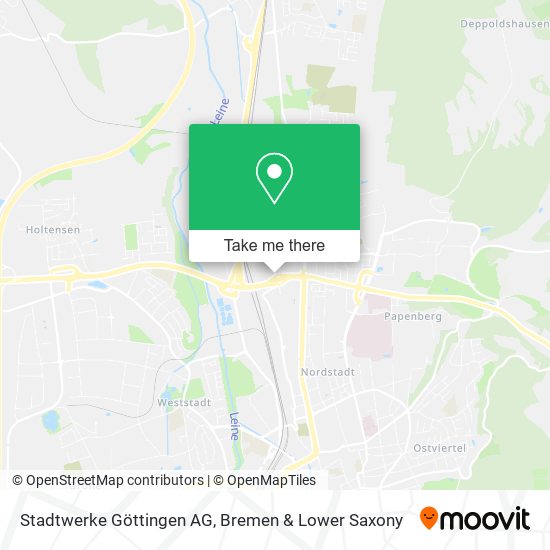 Stadtwerke Göttingen AG map