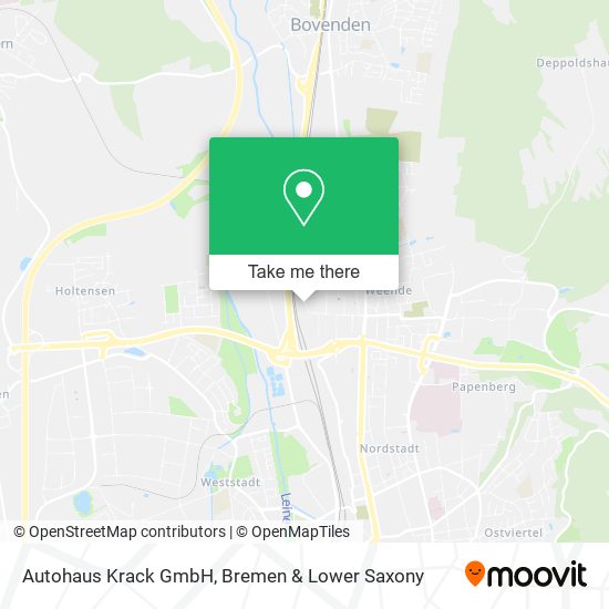 Autohaus Krack GmbH map