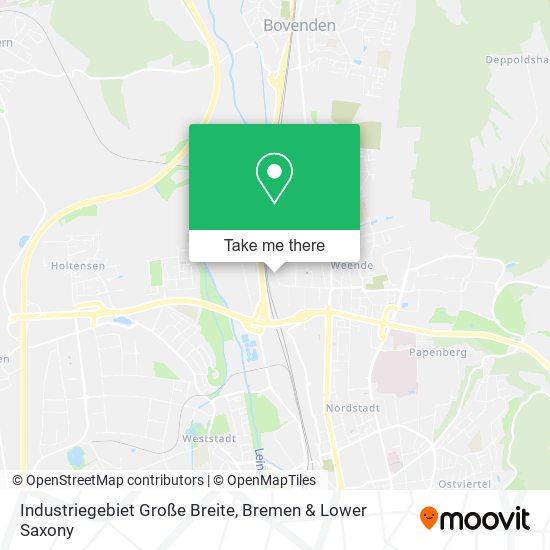 Industriegebiet Große Breite map