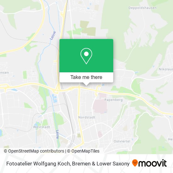 Fotoatelier Wolfgang Koch map