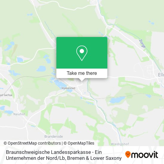 Braunschweigische Landessparkasse - Ein Unternehmen der Nord / Lb map