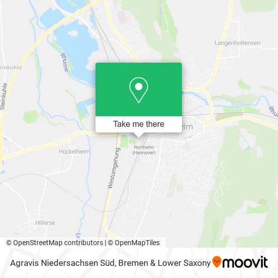 Карта Agravis Niedersachsen Süd