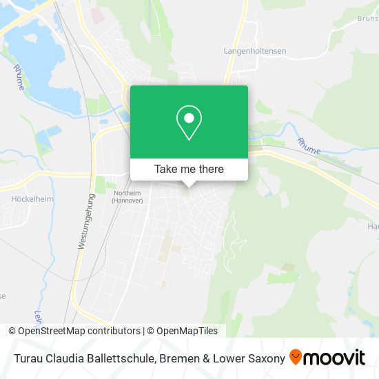 Turau Claudia Ballettschule map