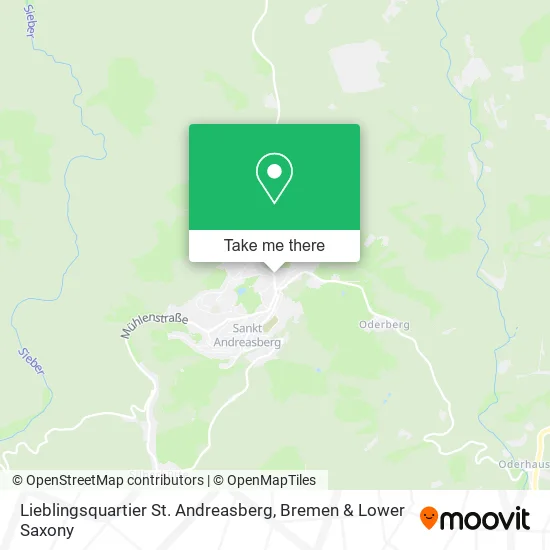 Карта Lieblingsquartier St. Andreasberg