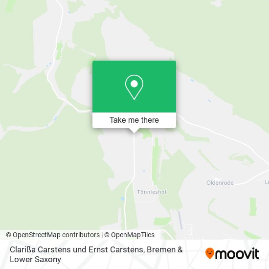 Clarißa Carstens und Ernst Carstens map