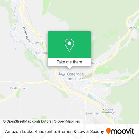 Amazon Locker-Innozentia map