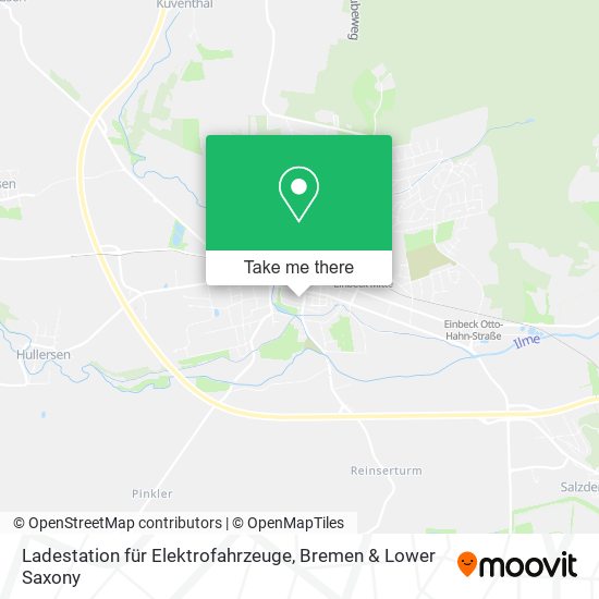 Ladestation für Elektrofahrzeuge map
