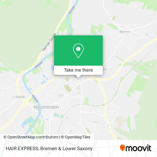 HAIR EXPRESS map