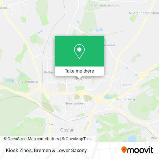 Kiosk Zino's map