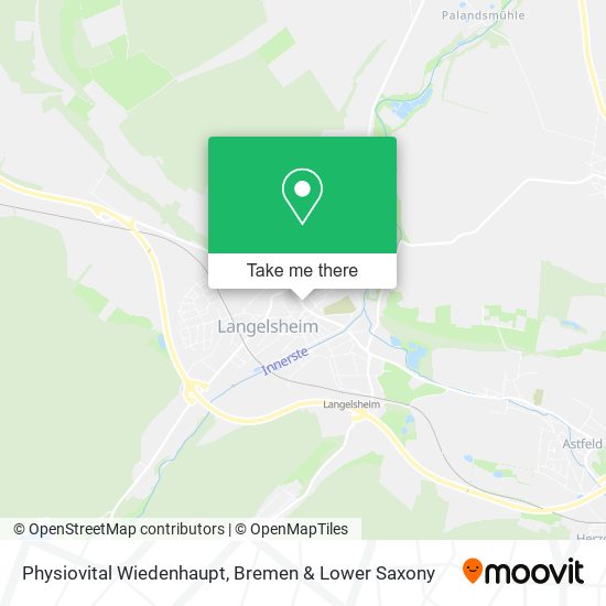 Physiovital Wiedenhaupt map