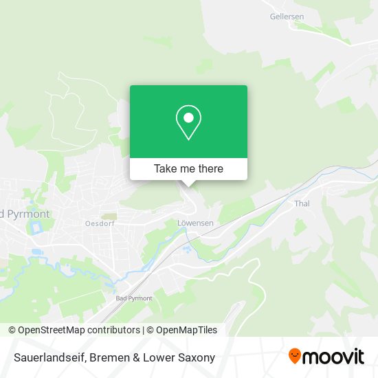 Sauerlandseif map