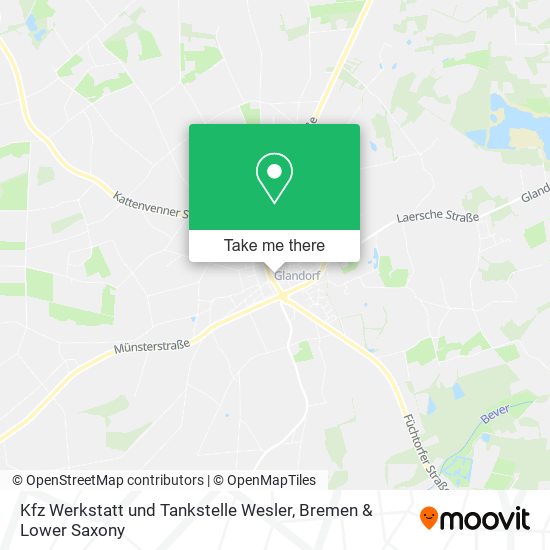Kfz Werkstatt und Tankstelle Wesler map