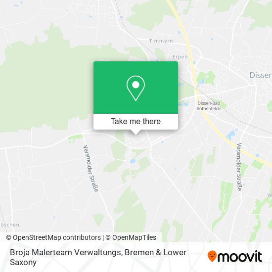 Broja Malerteam Verwaltungs map