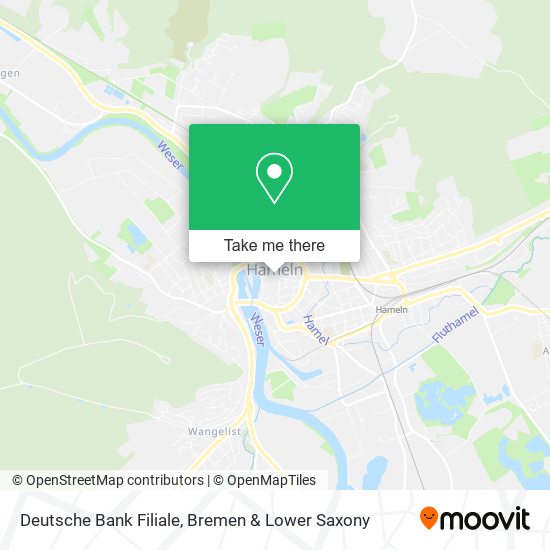 Deutsche Bank Filiale map