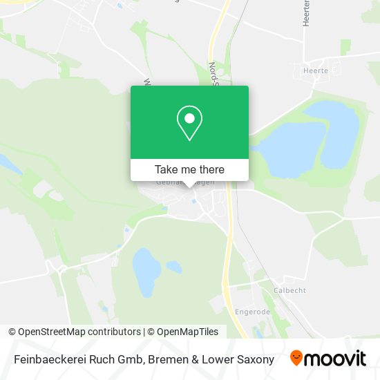 Feinbaeckerei Ruch Gmb map