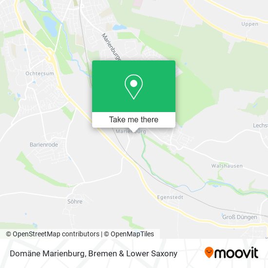 Domäne Marienburg map