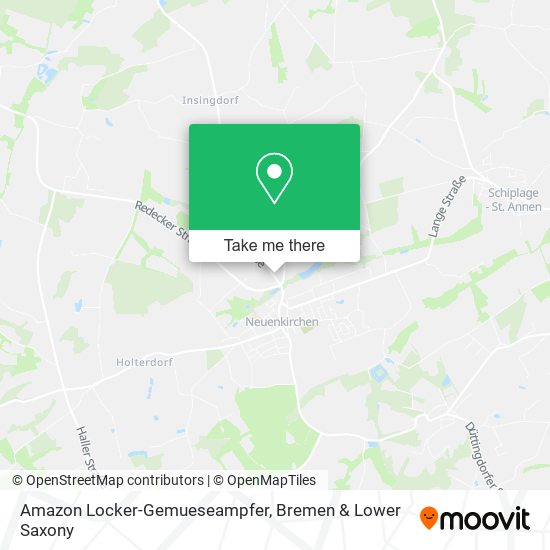 Amazon Locker-Gemueseampfer map