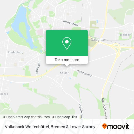 Volksbank Wolfenbüttel map
