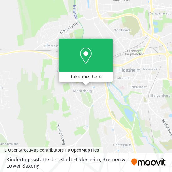 Карта Kindertagesstätte der Stadt Hildesheim