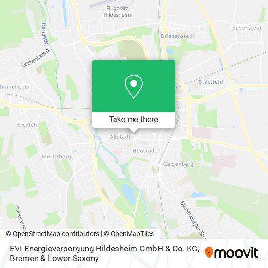 Карта EVI Energieversorgung Hildesheim GmbH & Co. KG