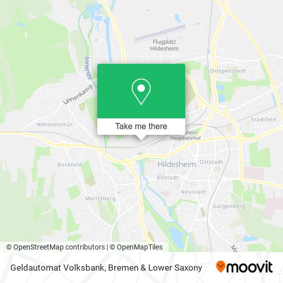Geldautomat Volksbank map