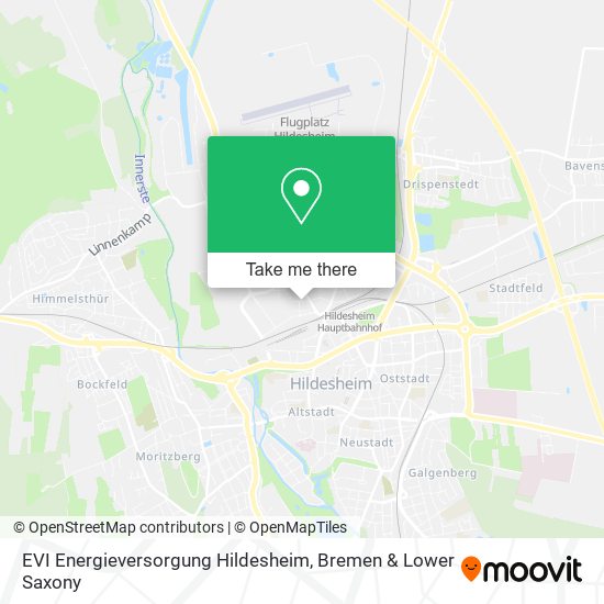 EVI Energieversorgung Hildesheim map