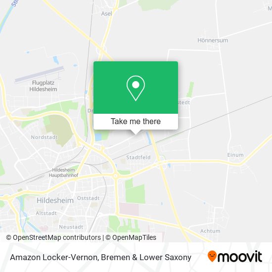 Amazon Locker-Vernon map