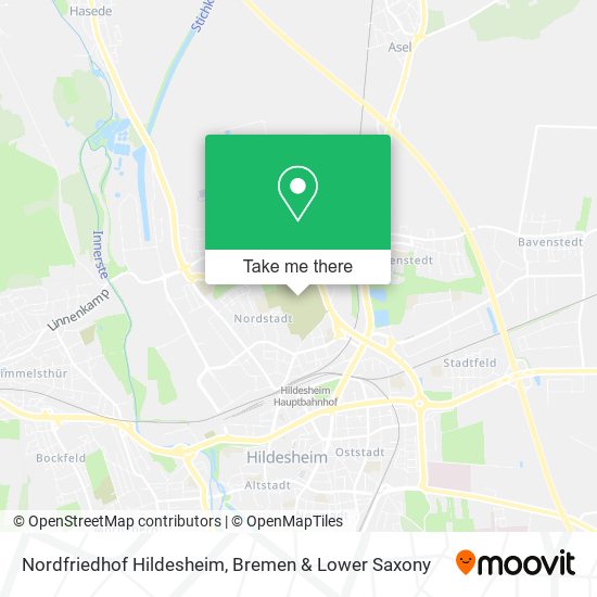 Nordfriedhof Hildesheim map