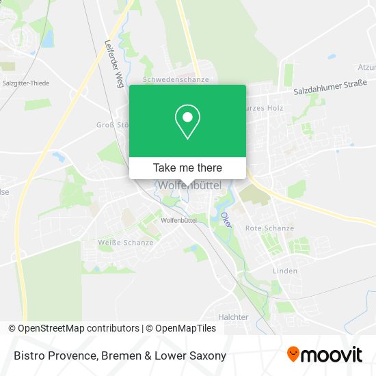 Bistro Provence map