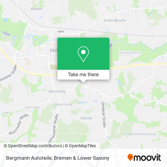 Bergmann Autoteile map