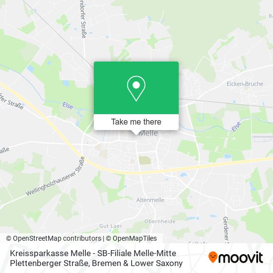 Kreissparkasse Melle - SB-Filiale Melle-Mitte Plettenberger Straße map