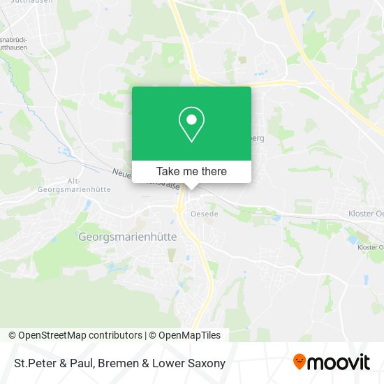 St.Peter & Paul map