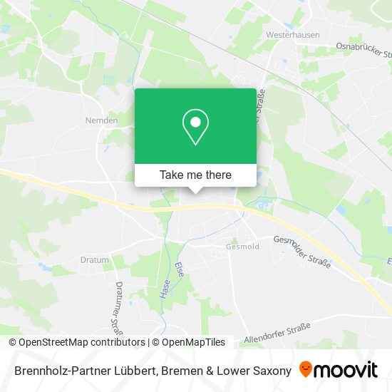 Brennholz-Partner Lübbert map