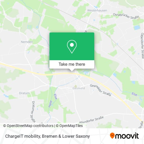 ChargeIT mobility map