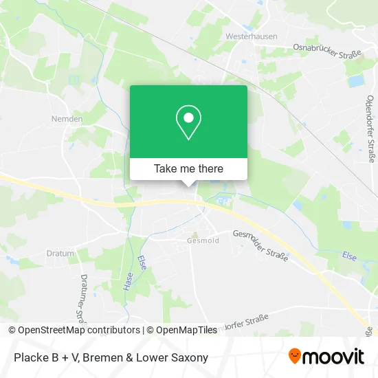 Placke B + V map