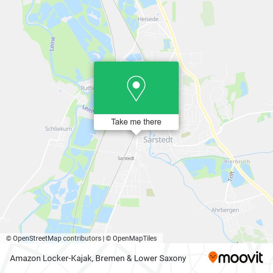 Amazon Locker-Kajak map