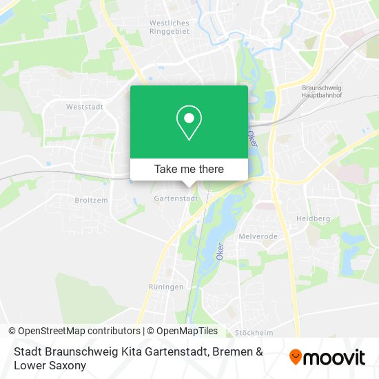 Stadt Braunschweig Kita Gartenstadt map