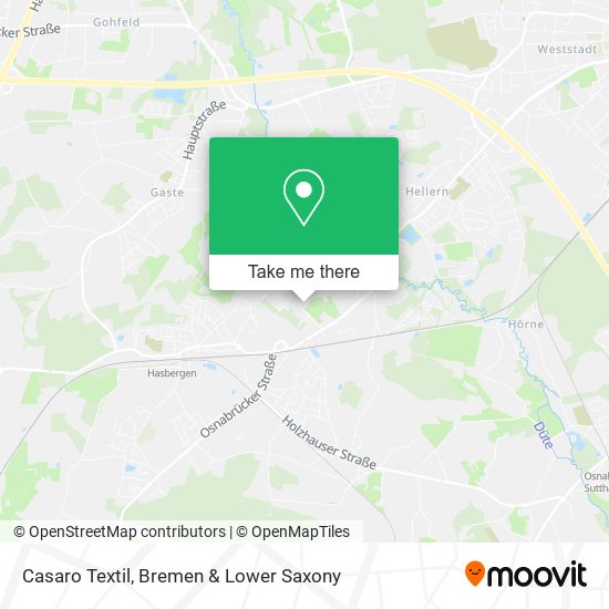 Casaro Textil map