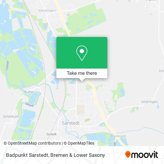 Badpunkt Sarstedt map