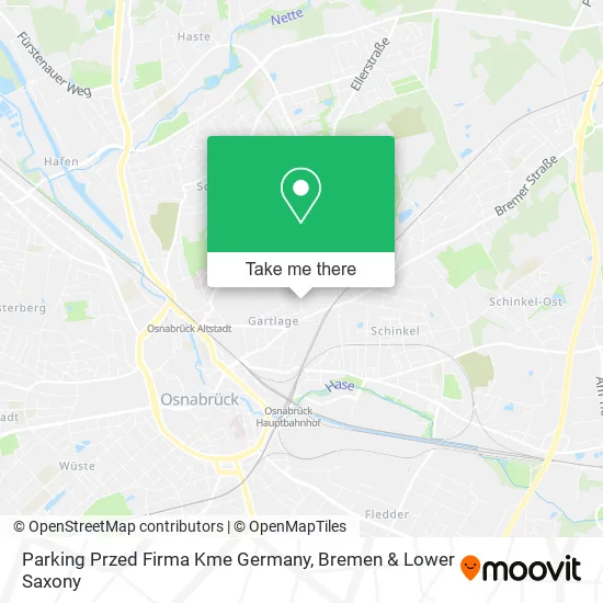 Карта Parking Przed Firma Kme Germany
